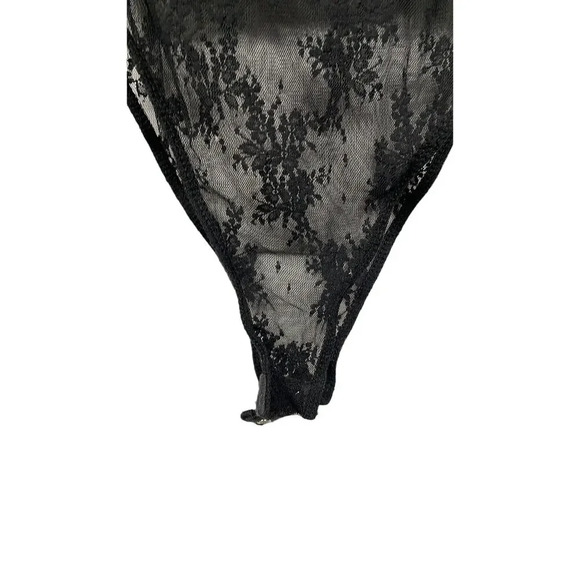 Lulus Black Lace Bodysuit Size Small (S) - Picture 5 of 8